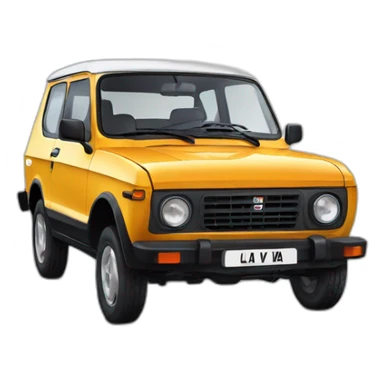 lada niva sticker