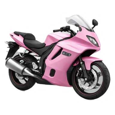 Pink sports motorcycle keeway rkf sticker