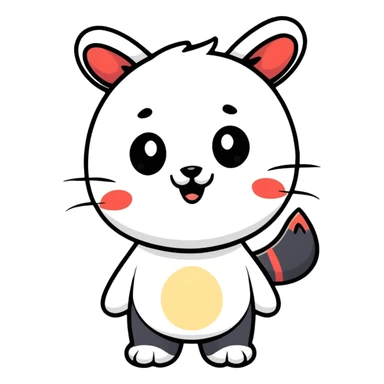 cute mascot for a store named 'Nakhodka' sticker