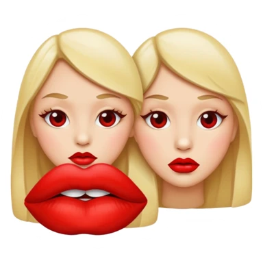 kisses  sticker