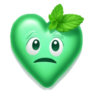 Mint Heart sticker