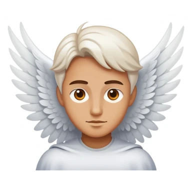 A big water can fly with a big white wings sticker