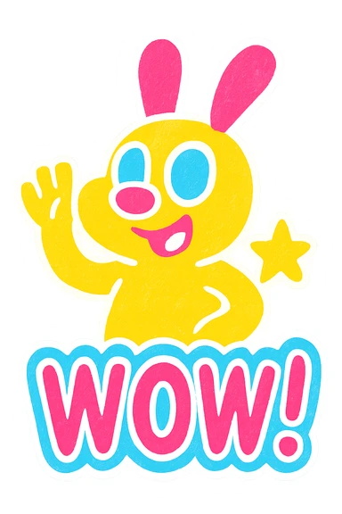 PERFECTO SOLO QUE LOS BORDES DE LOS ELEMENTOS Y LETRAS DEBE SER BLANCO sticker