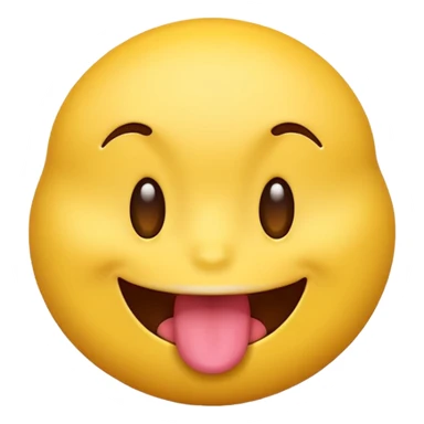 smirking emoji with tongue out sticker