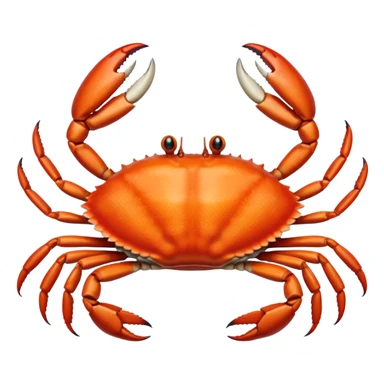 White Crab sticker
