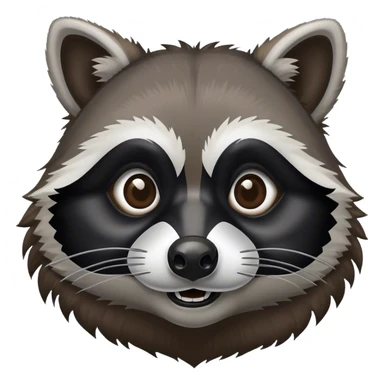 Hungry raccoon  sticker