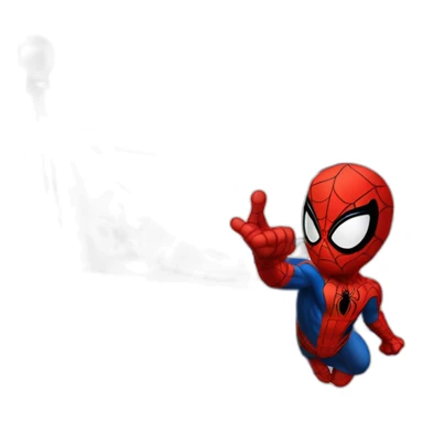 Spider-Man with flag Israël sticker