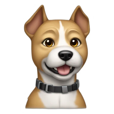 jackrasl terrier dog that works in the state security service sticker