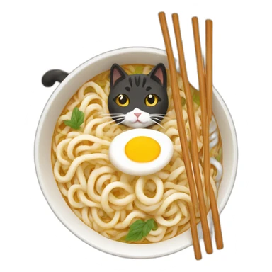 udon-with-cat sticker