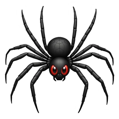 Make a spider crawling sticker