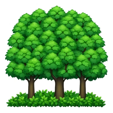 In our hometown, there’s plenty of trees sticker