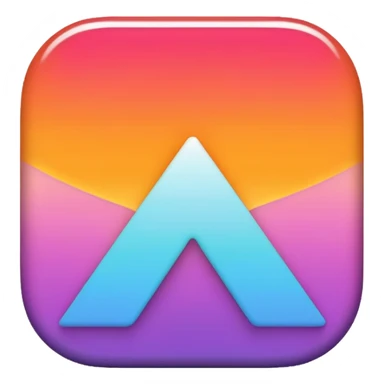 The background should be blue, and inside it should be a white straight line symbol sticker