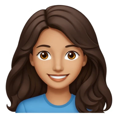 Briseide ha i capelli lunghi lunghi e castani (castano scuro)e leggermente ondulati, gli occhi castano scuro e ha il viso allungato sticker