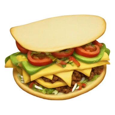 Mexican food sticker