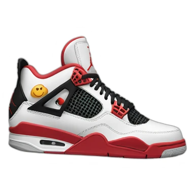 Jordan 4 chaussures sticker