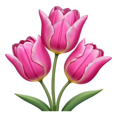 Tulipanes rosados sticker