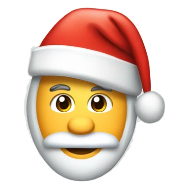 igloo xmas santa hat sticker