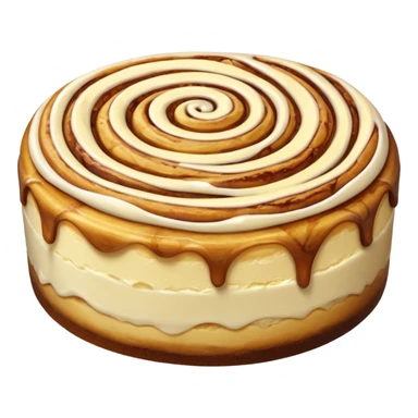 cinnamon roll cheesecake sticker