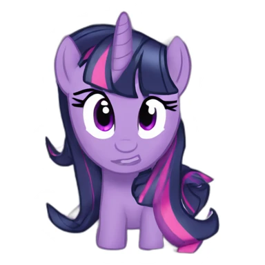 twilight sparkle pony mild panic intensifies sticker