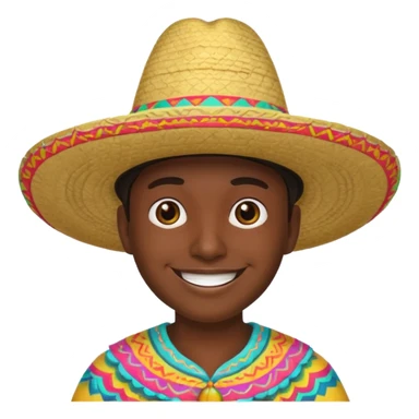 make them darker mexicans with sombreros sticker