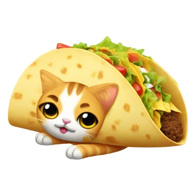Taco cat sticker