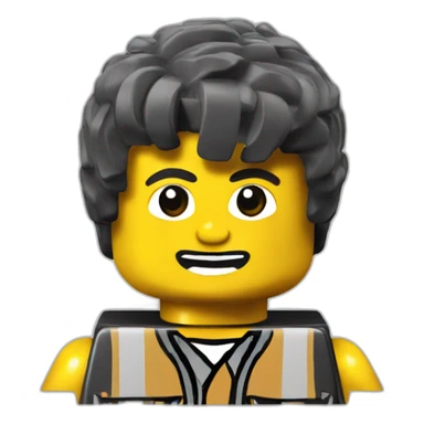 Chat façon lego  sticker