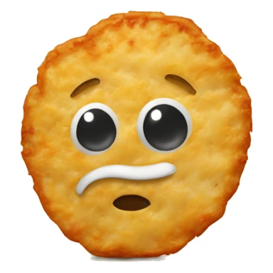 One single hash brown  sticker