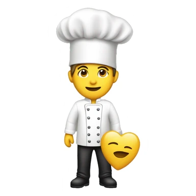 Chef’s kiss heart sticker