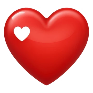 red heart with logo "S" sticker