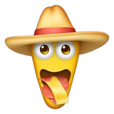 sanwich-de-miga-con-sombrero sticker