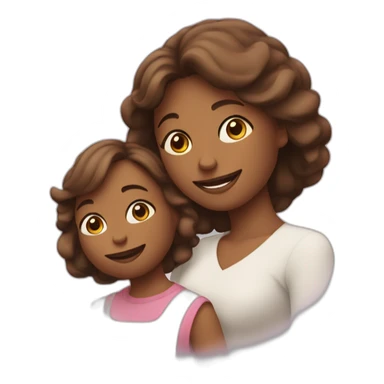 Maman et enfant sticker