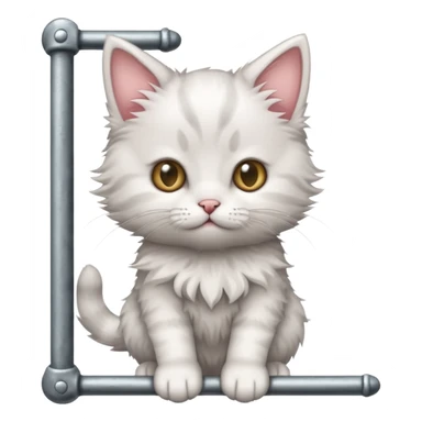 Mock the hang in there kitten  sticker