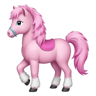 pink pony sticker