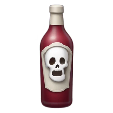 bottle of deadman’s fingers sticker