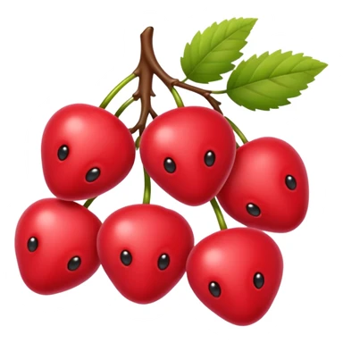 berries and wild berries sticker