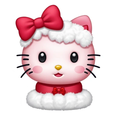 hello kitty snow sticker