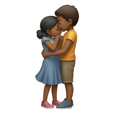 Boyfriend kissing girlfriend sticker