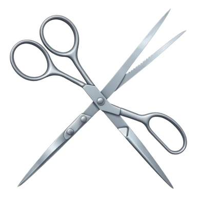 scissors cutting film sticker