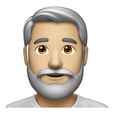 pintor con barba blanca sticker