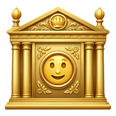 bank color gold sticker