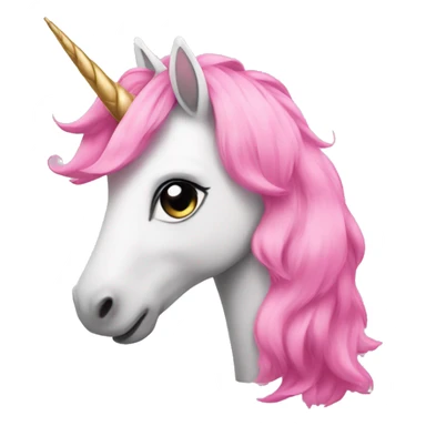 a pink unicorn  sticker