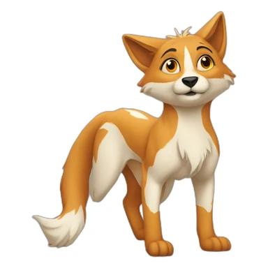 alice renard qui se tient debout sticker