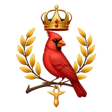 Cardinal's emblem sticker