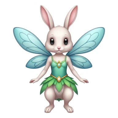 Scaley Solarpunky Skinny Fairy-Rabbit-ET sticker