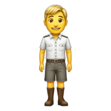 Lederhose bayern weißes Hemd graue Strümpfe sticker