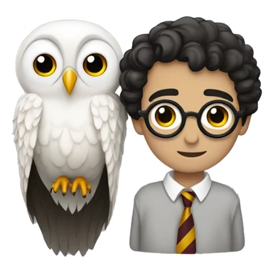 Harry potter und Hedwig sticker