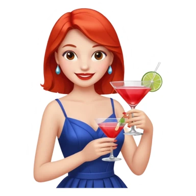 girl getting drunk sticker