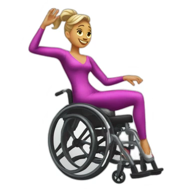 wheelchair dancer sticker