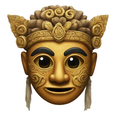 Mask from Bali sticker