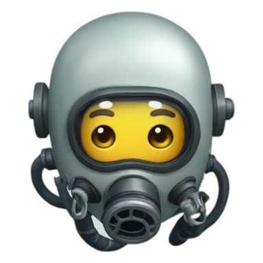 deep sea diver sticker